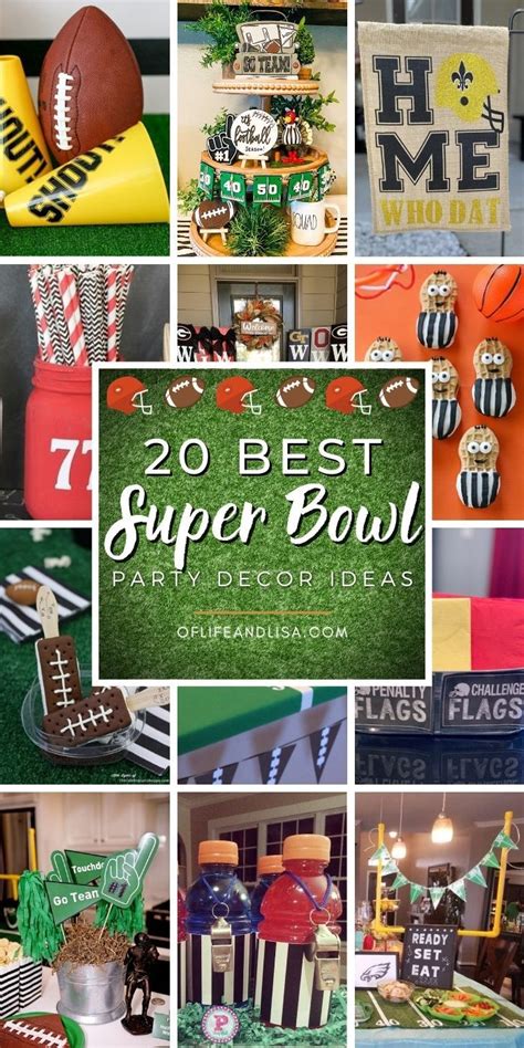 20 Fun And Simple Super Bowl Party Decor Ideas Of Life And Lisa