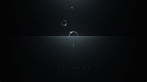 Minimalism Circles Reflections Light Dark Intuition Wallpapers