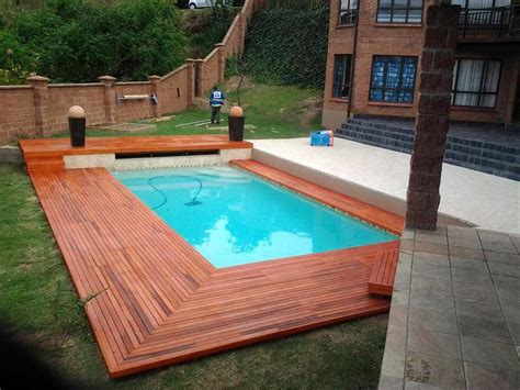 15 Stunning Above Pool Wooden Deck Design Ideas Wooden Pool Wood