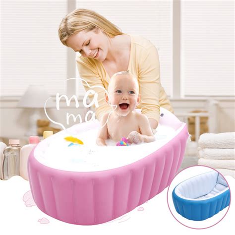 Baby Baby Bathtub Kids Bathtub Portable Inflatable Safety Thickening