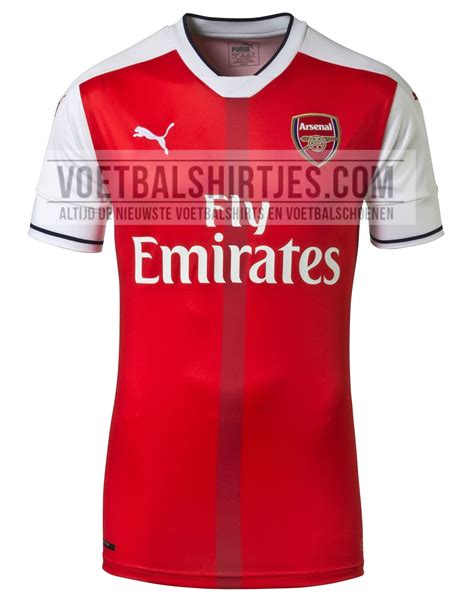 2000 x 2000 jpeg 118 кб. Arsenal thuisshirt 2017 - Puma Arsenal 16/17 home kit.