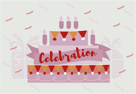 Free Birthday Celebration Vector Background Download Free Vector Art