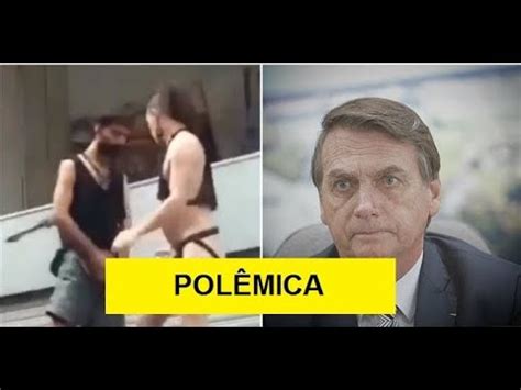 Bolsonaro Posta vídeo de Nudez Bate boca com Jornalista da Globo News