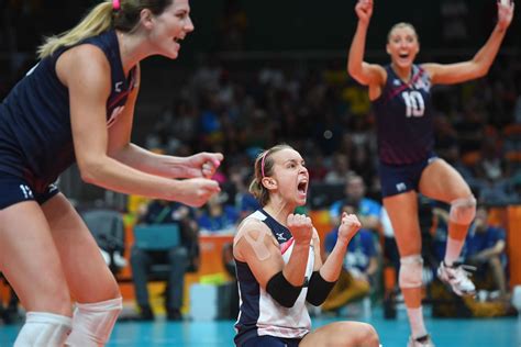 Olympic Volleyball Results 2016 United States Women Earn Top Seed