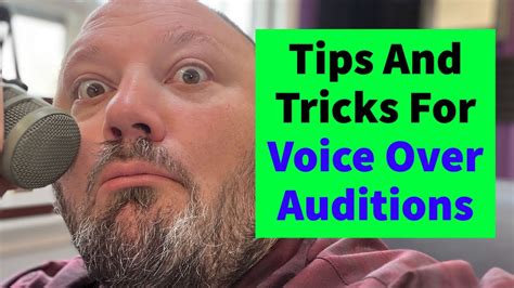Tips And Tricks For Voice Over Auditions Youtube