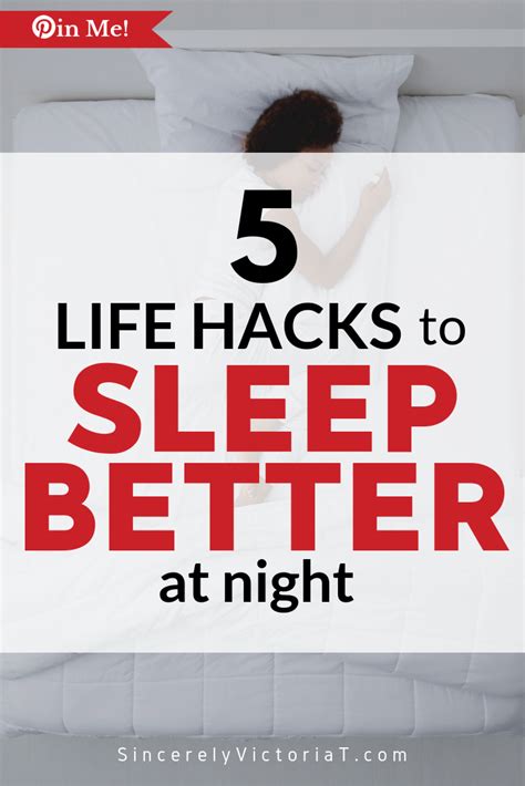 5 Sleep Hacks To Help You Sleep Better At Night Sincerely Victoria Better Sleep Sleeping