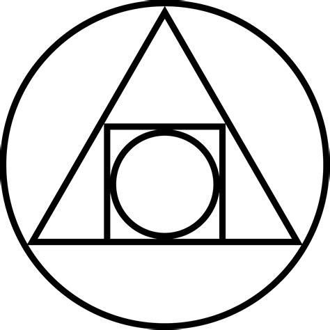 Alchemy Symbols Alchemic Symbols Squaring The Circle