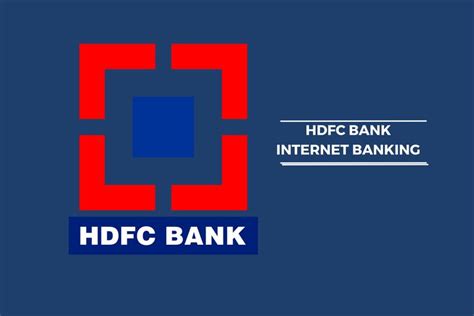 Hdfc Bank Internet Banking Registration Login Guide