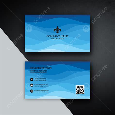 Blue Business Card Templates Template Download On Pngtree