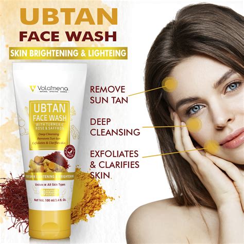 Volamena Ubtan Face Wash For Skin Brihgtening Tan Removal Ml