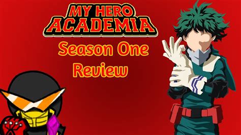 Anime Review My Hero Academia Season 1 Youtube