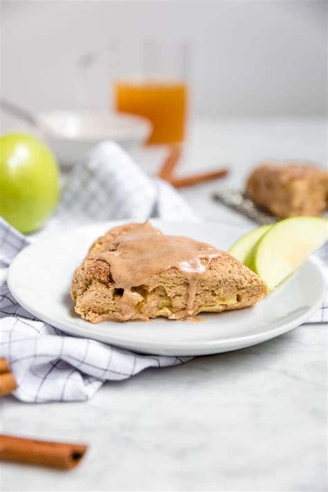 Gluten Free Vegan Apple Cinnamon Scones A Dash Of Megnut Recipe