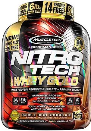 Ships direct from iherb's climate controlled warehouses. Muscletech Nitro Tech Whey Gold 2,27 kg - BULEVIP