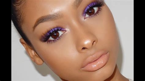 Dramatic Purple Makeup Look Jaydepierce Youtube