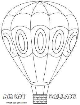 Hot air balloon coloring pages for preschool. hot air balloon coloring pages free printable - Printable ...