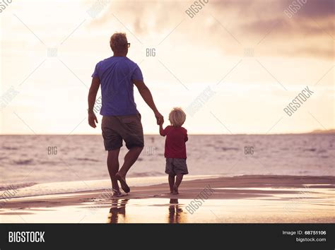 Father Son Holding Image And Photo Free Trial Bigstock