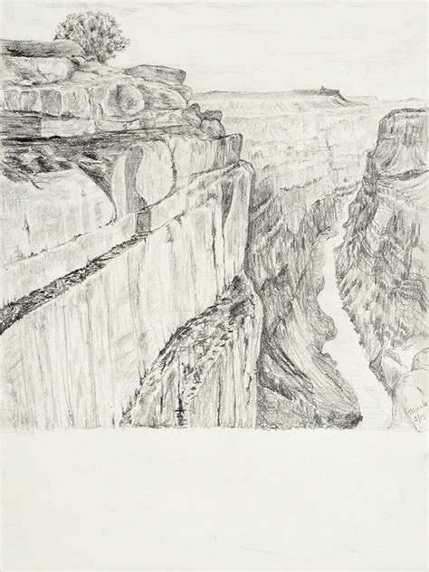 Grand Canyon Drawing By Jean Moule