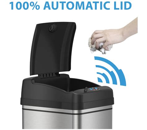 Itouchless 13 Gal And 25 Gal Deodorizer Sensor Trash Can