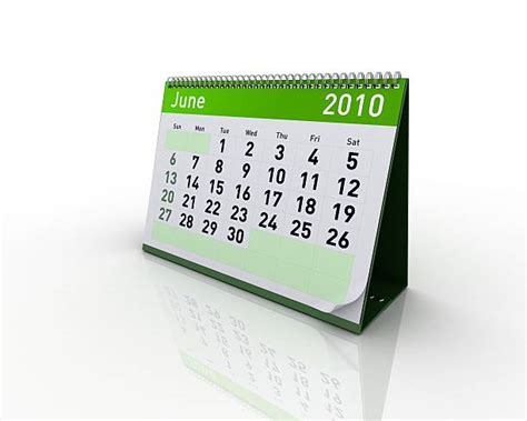 Calendar June 2010 Stock Photos Pictures And Royalty Free Images Istock