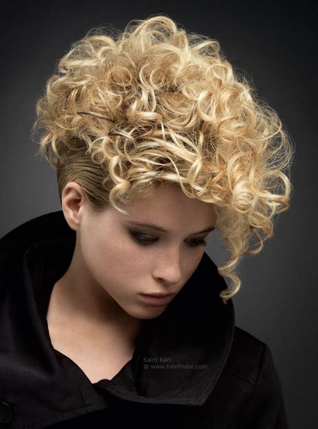short curly blonde hairstyles style and beauty