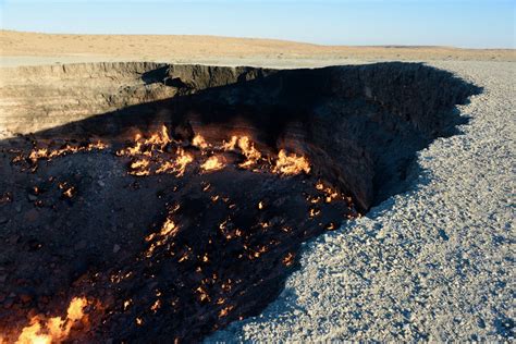 The Burning Crater Of Turkmenistan