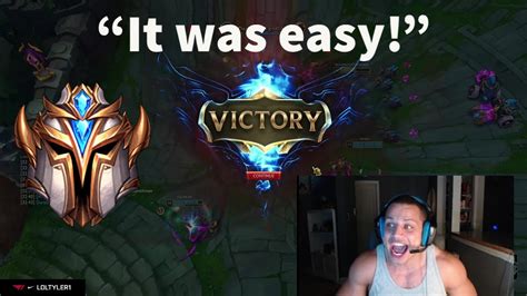 Tyler1 Reaches Challenger In Mid Lane Challenge Youtube