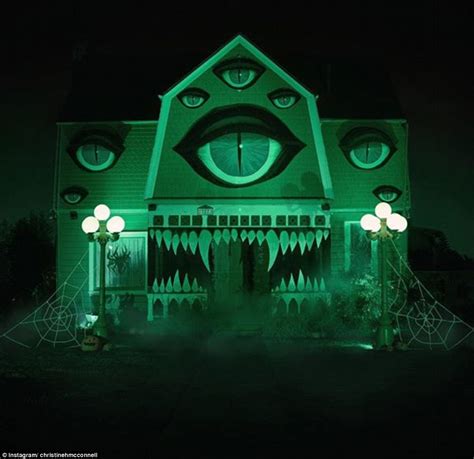 Christine Mcconnell Transforms Her Parents Home Into Monster House For