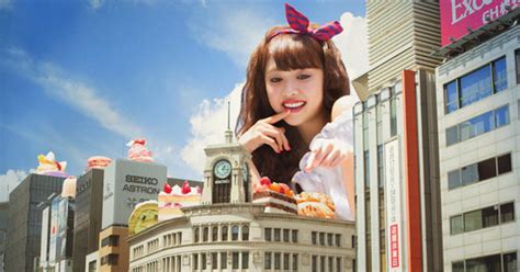 Tokyo Gigantic Girls Sit Down To Eat In New Photo Shoot Interest Anime News Network