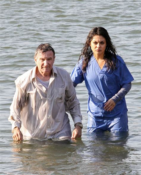 mila kunis and robin williams wet clothes robin williams girl in water