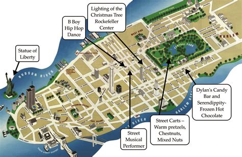 Tourist Map Of Manhattan