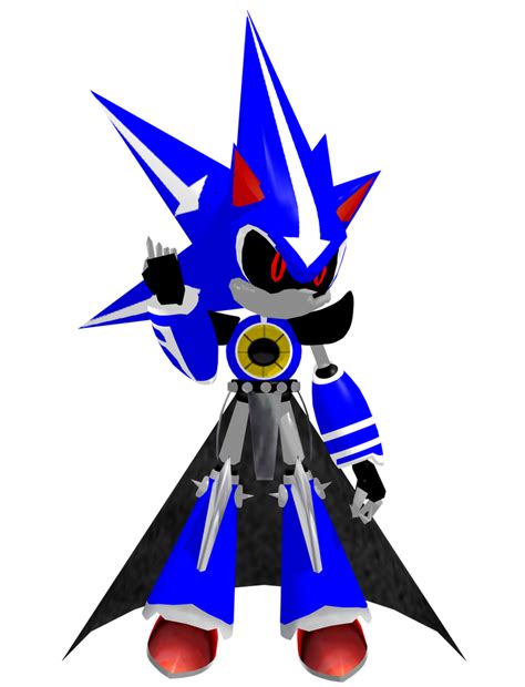 Mmd Render Neo Metal Sonic By Inklingsfan144 On Deviantart