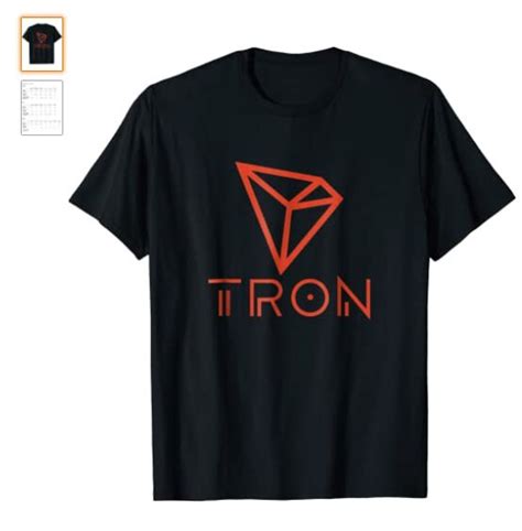 Tron Red Logo Tshirt New Tron Logo Cryptocurrency T Shirt Etsy