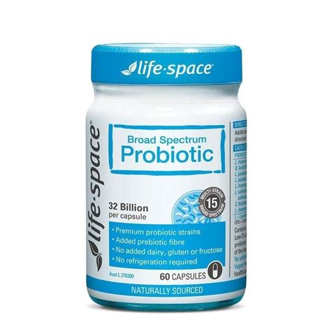 Life Space Broad Spectrum Probiotic 60 Capsules Expiry Date Dec