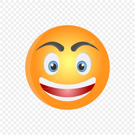 Gambar Emoji Media Sosial Dengan Ekspresi Wajah Bahagia Terlihat Elegan