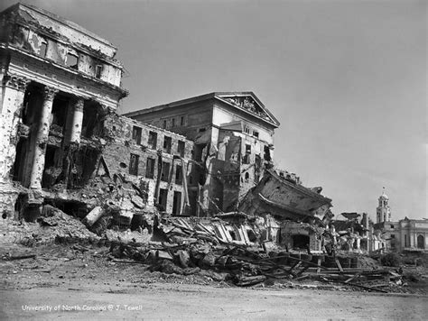 Legislative Building Manila Philippines Wwii Damage 1945 A Photo