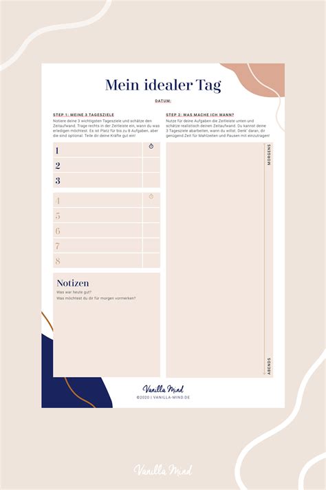 Oder einfach appetit, frust, gewohnheit, langeweile? Tagesplan Einfach Formulare - Zeitplan Tagesplan A5 Von ...