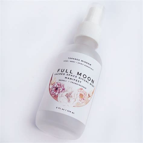 Full Moon Mist Manifest Moon Water Frankincense Ritual Spray