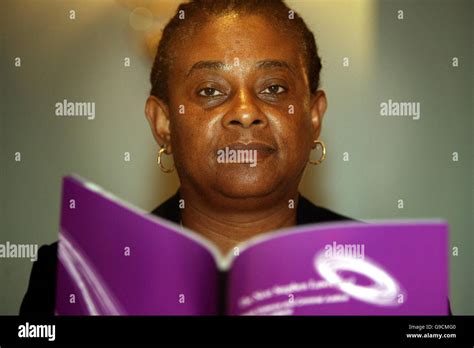 Human Rights Campaigner Doreen Lawrence Mother Of Murdered Black Teenager Stephen Lawrence