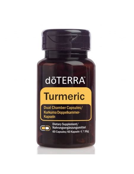 Doterra Turmeric Dual Chamber Capsules Order Essential Oils