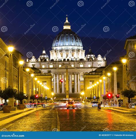 Vatican At Night Editorial Photography Image Of Exterior 40383977