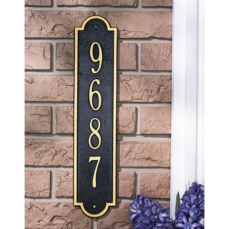 4 Inch W X 19 Inch H Richmond Vertical One Line Wall Plaque House