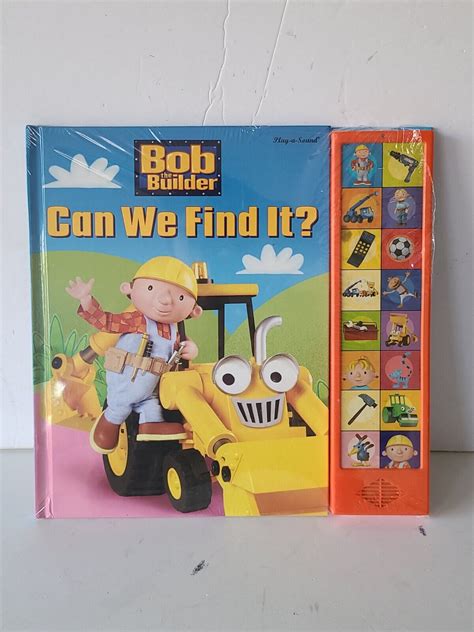 NEW SEALED Bob The Builder Can We Find It Interactive Book With Sound
