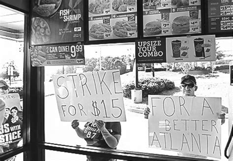 Fast Food Workers Walk Out In Protest For More Pay Winnipeg Free Press