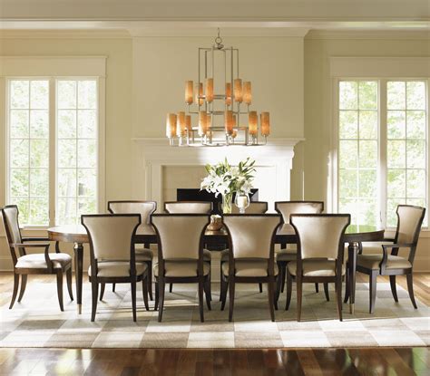 Or $40.83/mo 3 for 60months 2. Lexington Tower Place 11 Piece Formal Dining Set with Seneca Married Fabric Sidechairs | Belfort ...