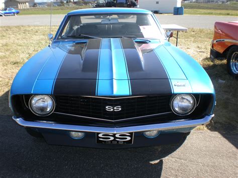 File1969 Blue Chevrolet Camaro Ss Front Wikipedia The Free