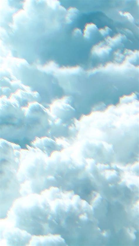 Aesthetic Wallpaper Blue Clouds