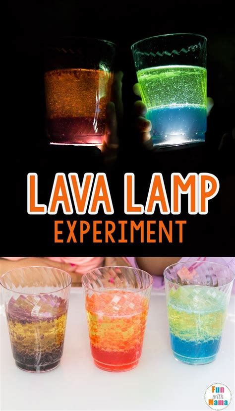How To Make A Lava Lamp Experiment Lava Lamp Experiment Science