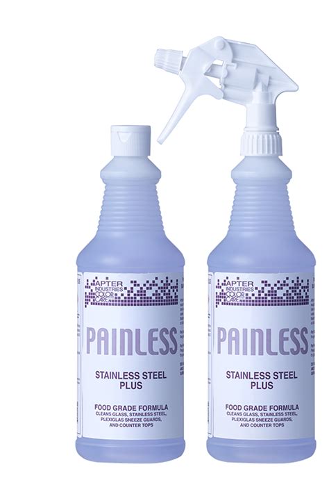 Painless Stainless Steel Cleaner Apter Industries