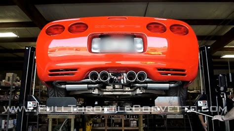 C5 Corvette Exhaust Install Mid America Quadrapower Youtube