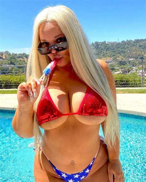 Big Brother S Trisha Paytas Ramps Up The Heat As Boobs Pour From Skimpy Bikini Daily Star